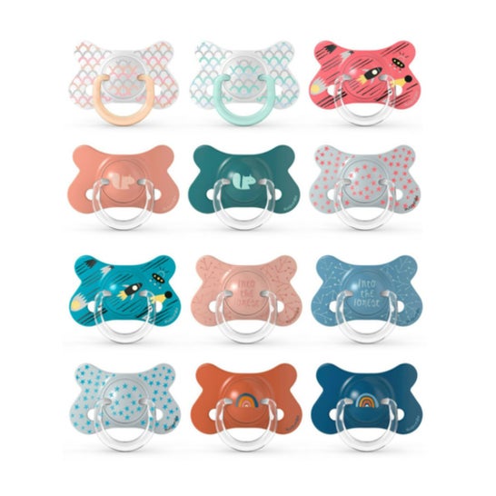 Suavinex Chupete Silicona T Anatomica Fusion + 18 M 2 U