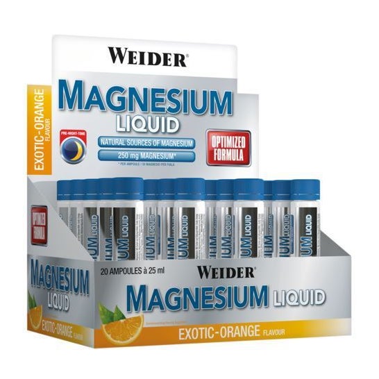 Weider Magnesium Flüssigkeit 20x25ml