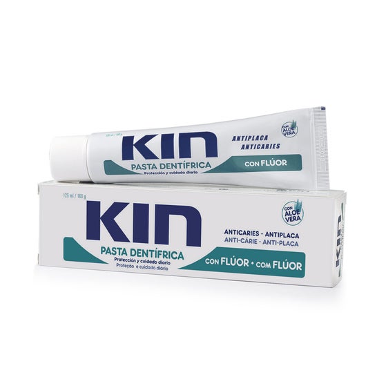 Kin tandpasta med fluor og aloe vera 125ml