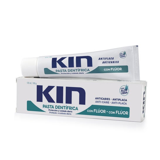 Kin pasta dental con flúor y aloe vera 125ml