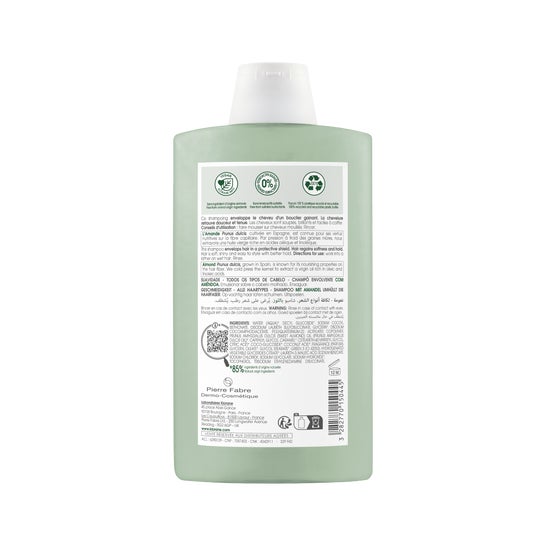 KLORANE Shampoo al latte di mandorla 400ml