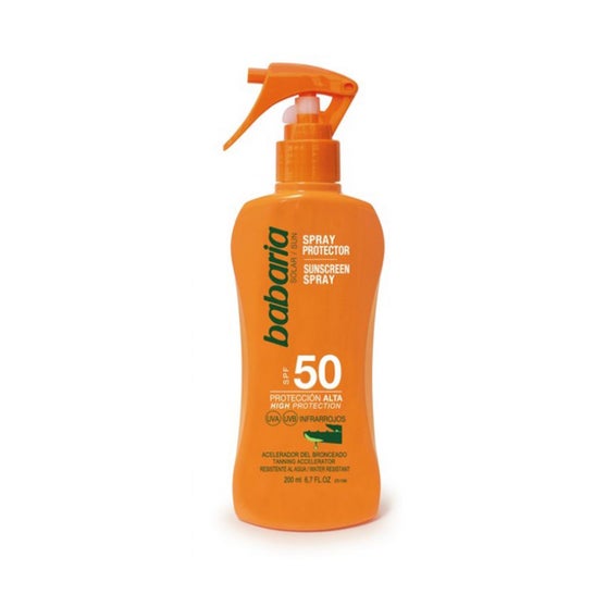 Babaria Aloe Vera Spray Spf50 Spf50 200ml Vaporizador