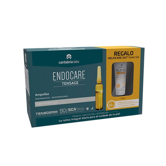 Endocare Tensage 20ampollas + Heliocare Gel 15ml