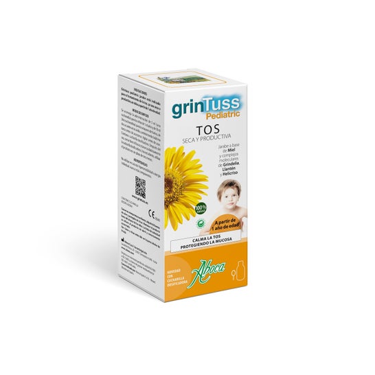 Aboca GrinTuss Pediatric Tos Seca y Productiva Jarabe 180g