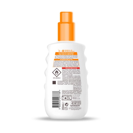 Garnier Clear Protect Spray Transparente Spf30 200 ml