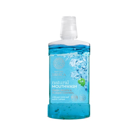 Natura Siberica Colutorio Menta Calcio Aliento Placa 520ml