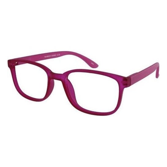 Acorvision Leesbril I Need You Rainbow Pre-Graduated Glasses Pink +1 1 szt