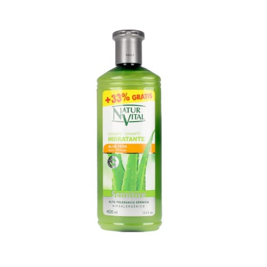 NaturVital Aloe Vera Sensitive Moisturising Shampoo 400ml