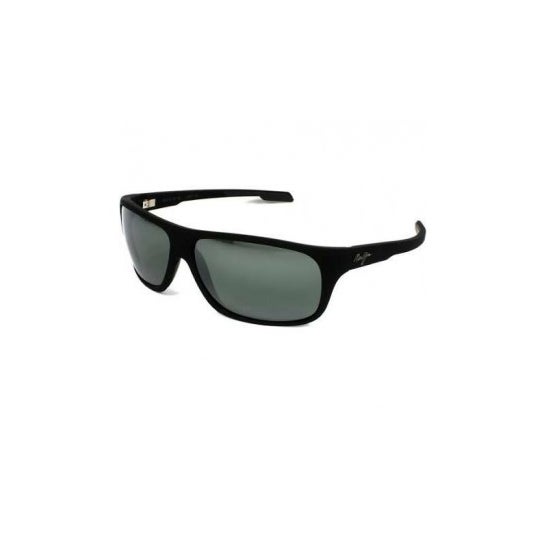 Maui Jim Island Time 237 2m Black Matt Gummed Grey Lens PromoFarma