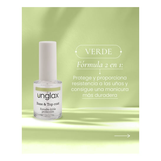 Unglax Base & Top Coat Uñas 10 ml