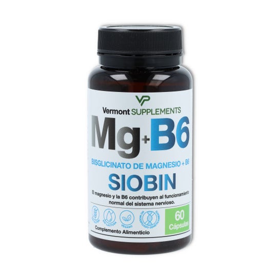 Vermont Supplements Magnesio + B6 Siobin 60caps