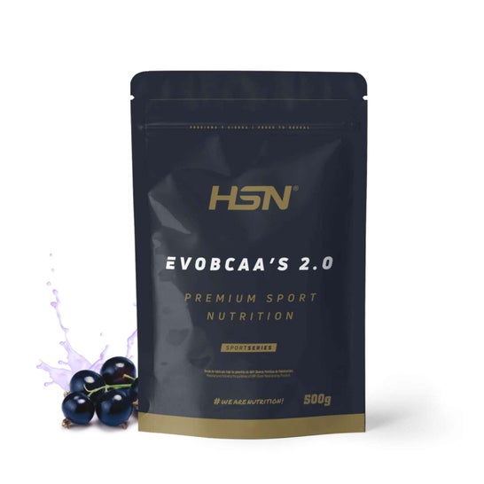 HSN EvoBCAA's 2.0 BCAA's 12:1:1 + Glutamina Grosella Negra 500g