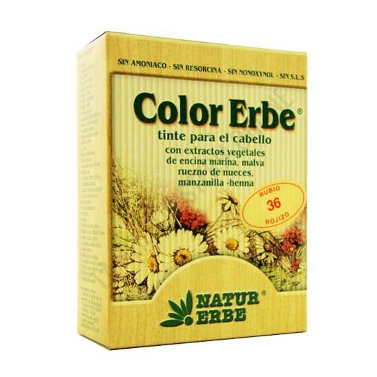 Natur Erbe® Color Ebre Nº 36 Rubio Claro Cobre Rojizo 135ml