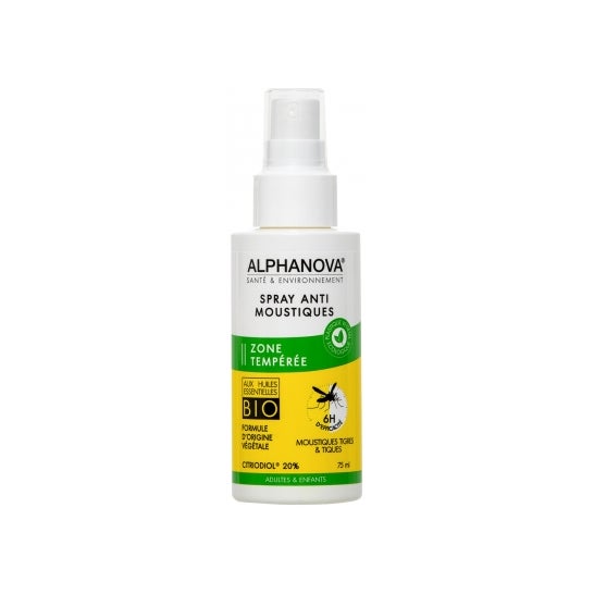 Alphanova Anti-Muggen Spray Getemperd 75ml