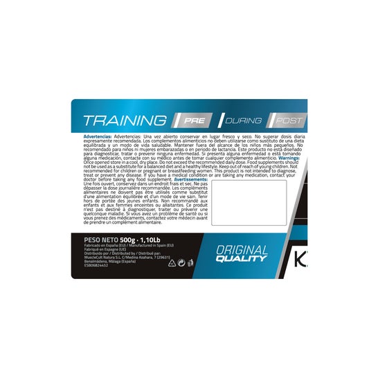 MuscleFit Pack Glutamina + BCAA´s Frutas del bosque 500g + Creatina Monohidrato 300g + Shaker