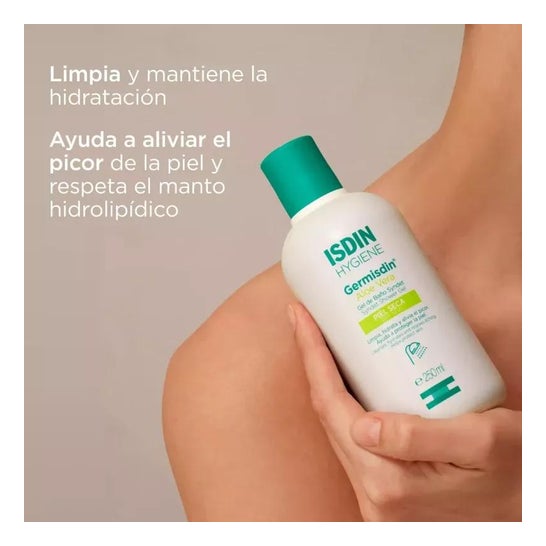 ISDIN Hygiene Germisdin Aloe Vera Gel de Baño Syndet 250ml ISDIN Hygiene Germisdin Aloe Vera Gel de Baño Syndet 250ml