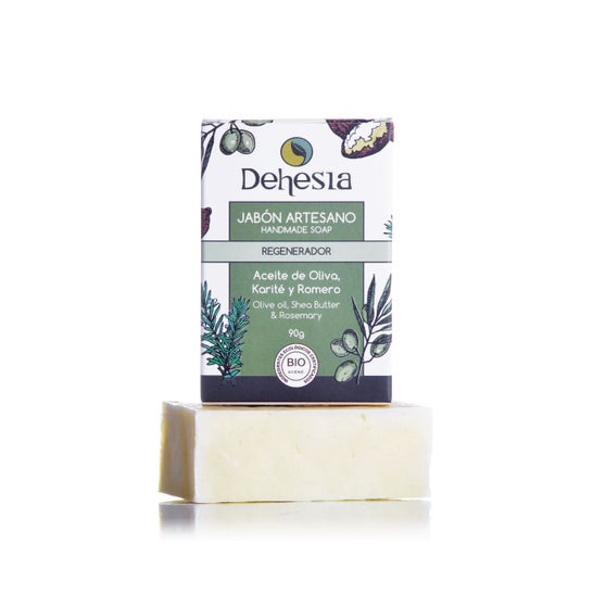 Dehesia Bio Oliven-Sheabutter-Rosmarin Regenerierende Handseife 100 g