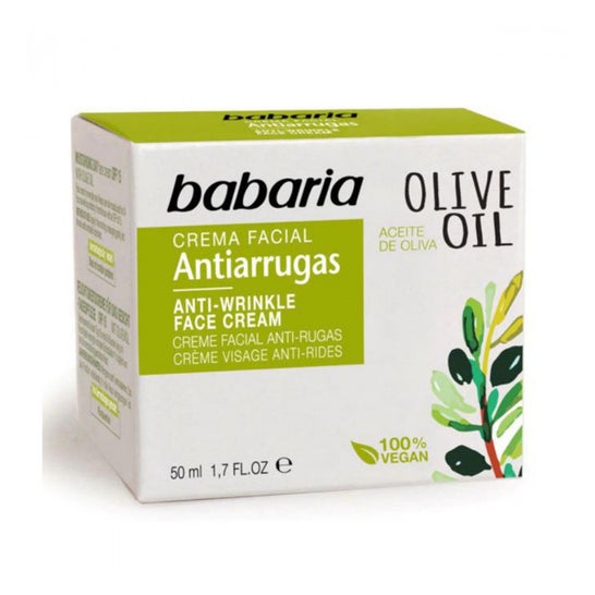 Babaria Anti-Falten Gesichtscreme Nacht Olivenöl 50ml