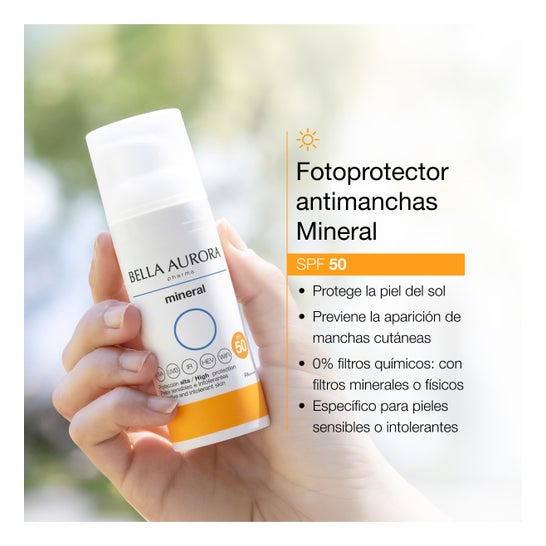 Bella Aurora Mineral 0% Protector Solar Facial Anti-Manchas SPF50 50ml