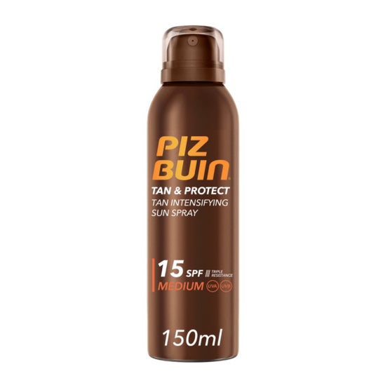 Piz Buin Tan & Protect Spray Solar Bronceado Spf15 150ml