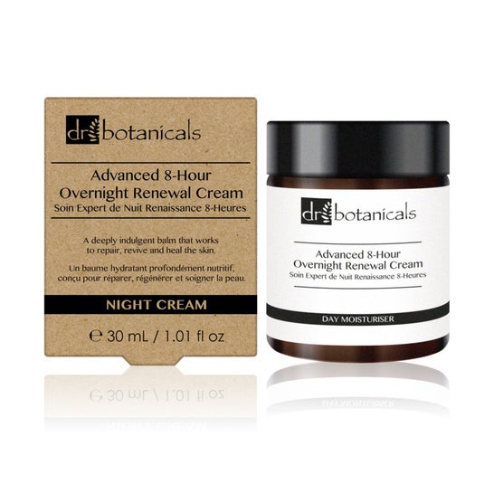 Dr. Botanicals Advanced Crema de renovación nocturna de 8 horas 30ml