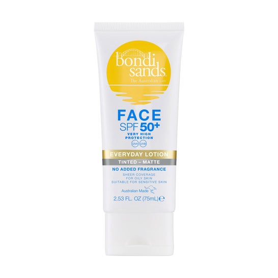 Bondi Sands Face Spf50+ Everyday Lotion Tinted Matte 75ml