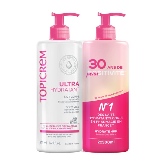 Topicrem Ultra-Hidratante Loción Corporal 2x500ml