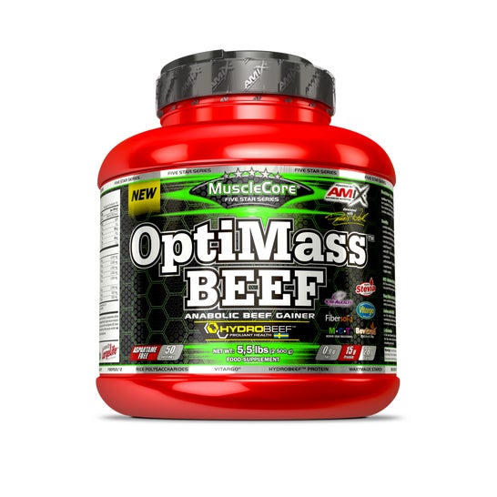 Amix MuscleCore OptiMass Beef with Hydrobeef  Frutas del Bosque 2,5kg
