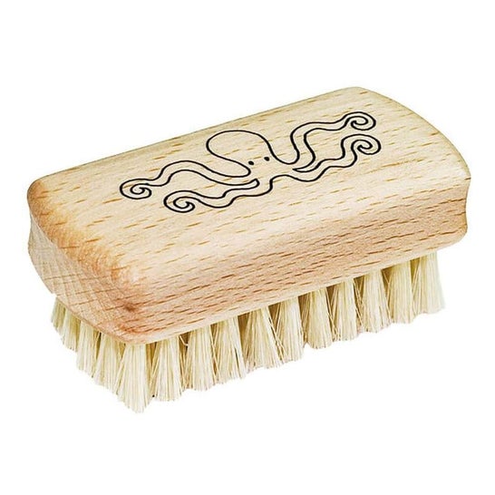 Natural Bristle Wood Nail Brush