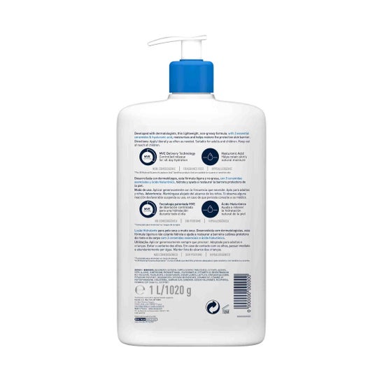 CeraVe® Loción Hidratante 1l