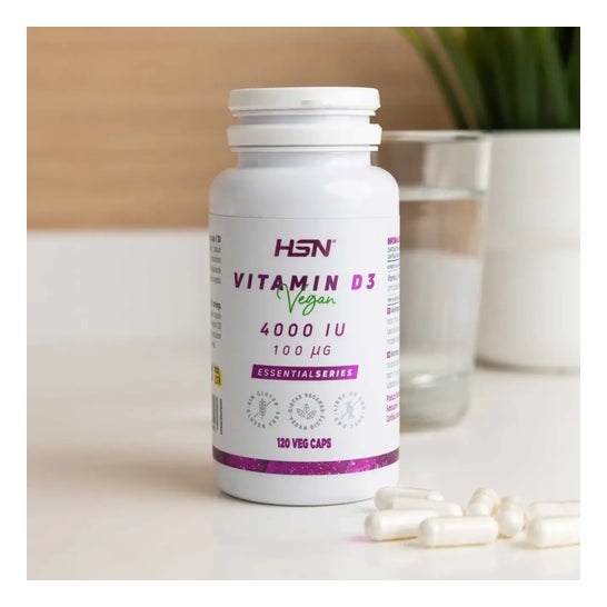 HSN Vitamina D3 Vegana 4000 UI 120 vcaps