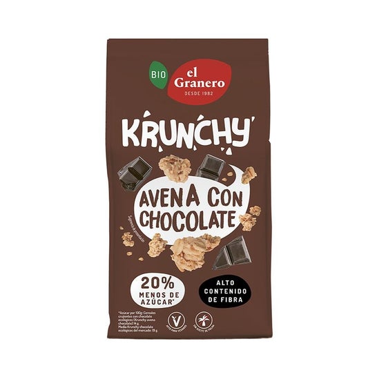 El Granero Muesli Krunchy Avena Chocolate Eco 375g