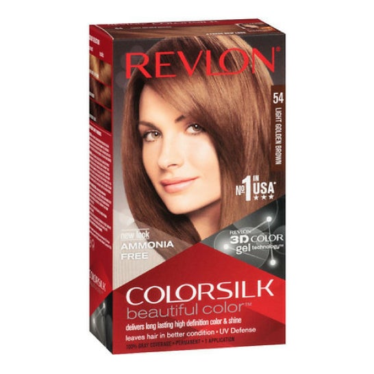Revlon Colorsilk 54 Light Golden Brown Colorsilk Kit