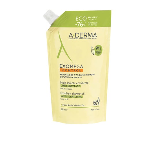 A-Derma Exomega Control Eco Recarga Aceite de Ducha 500ml