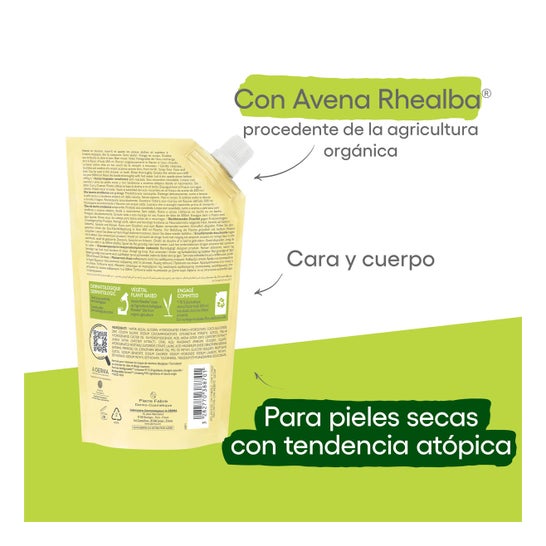 A-Derma Exomega Control Eco Recarga Aceite de Ducha 500ml