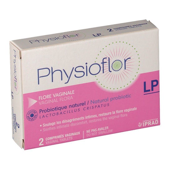 Physioflor Lp Bote De 2 Comprims Vaginaux