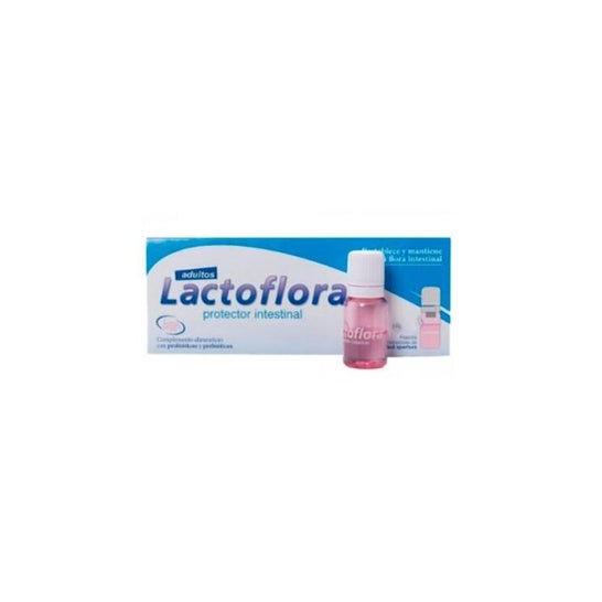 Lactoflora Protector Intestinal Adultos Sabor Fresa 10 frascos