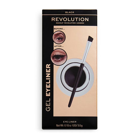 MakeUp Revolution Gel Eyeliner Life-Proof Black 3g