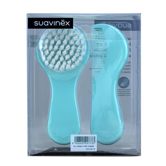 Suavinex™ Set brush + comb Green