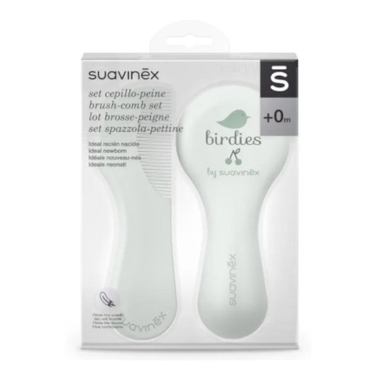 Suavinex™ set spazzola + pettine verde Suavinex™ set spazzola + pettine verde