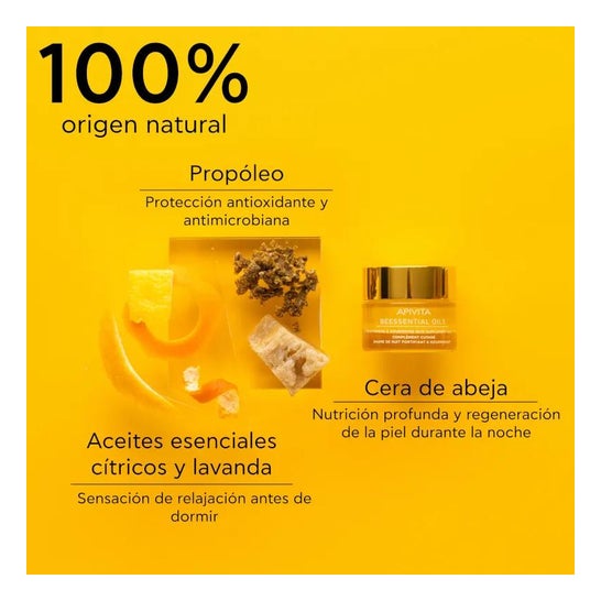 Apivita Baume de Nuit Fortifiant & Nourrissant 15ml Apivita Baume de Nuit Fortifiant & Nourrissant 15ml