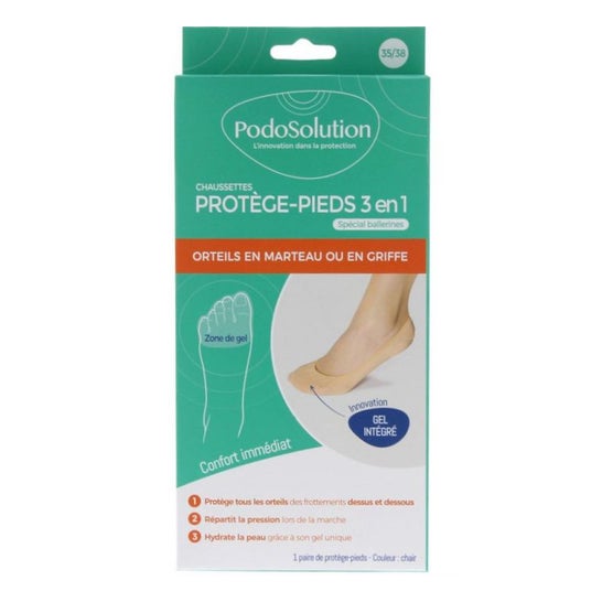 PodoSolution Protector de Dedos para Zapato 43/46 1 Par