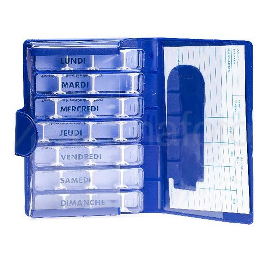 Valdispharm Medidose Weekly Pill Box Blu