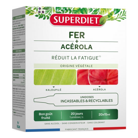 Superdiet Hierro + Acerola 20x15ml