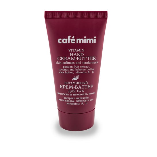 Café Mimi Hand Butter Cream con vitamine Pelle morbida e delicata 50ml