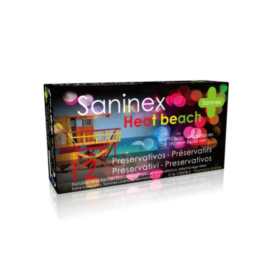 Saninex Condoms Heat Beach Condoms 12 pieces