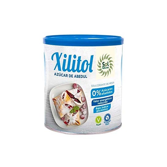 Solnatural Sugar Birch Xylitol Lactose Free 500Gr