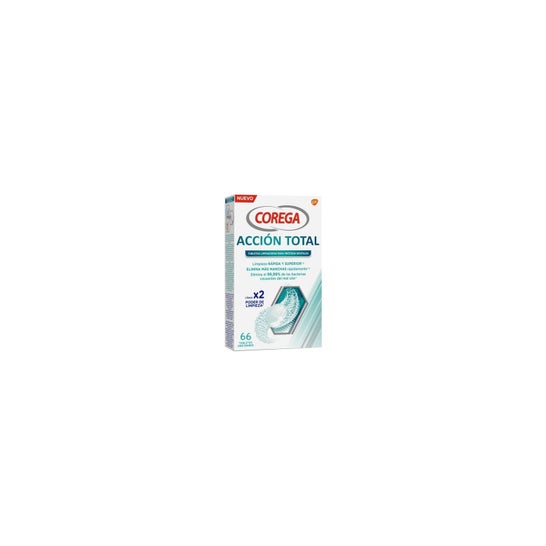 Corega Total Action Cleaning Detergente Protesi Dentarie 66comp