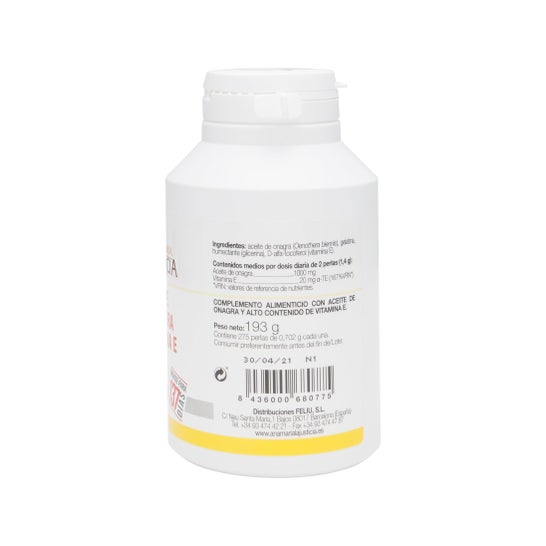 Ana Maria Lajusticia Evening Primrose Oil + Vitamin E 275 Pearls
