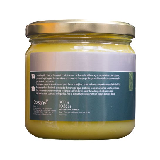 Drasanvi Ghee Mantequilla Clarificada Keto Bio 300g
